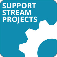 Support Stream Projects Button